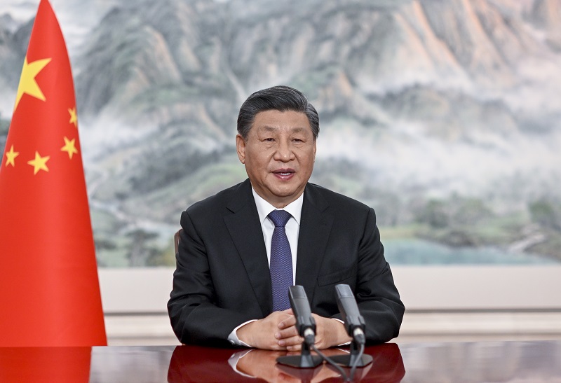 习近平向《生物多样性公约》第十五次缔约方大会第二阶段高级别会议开幕式致辞